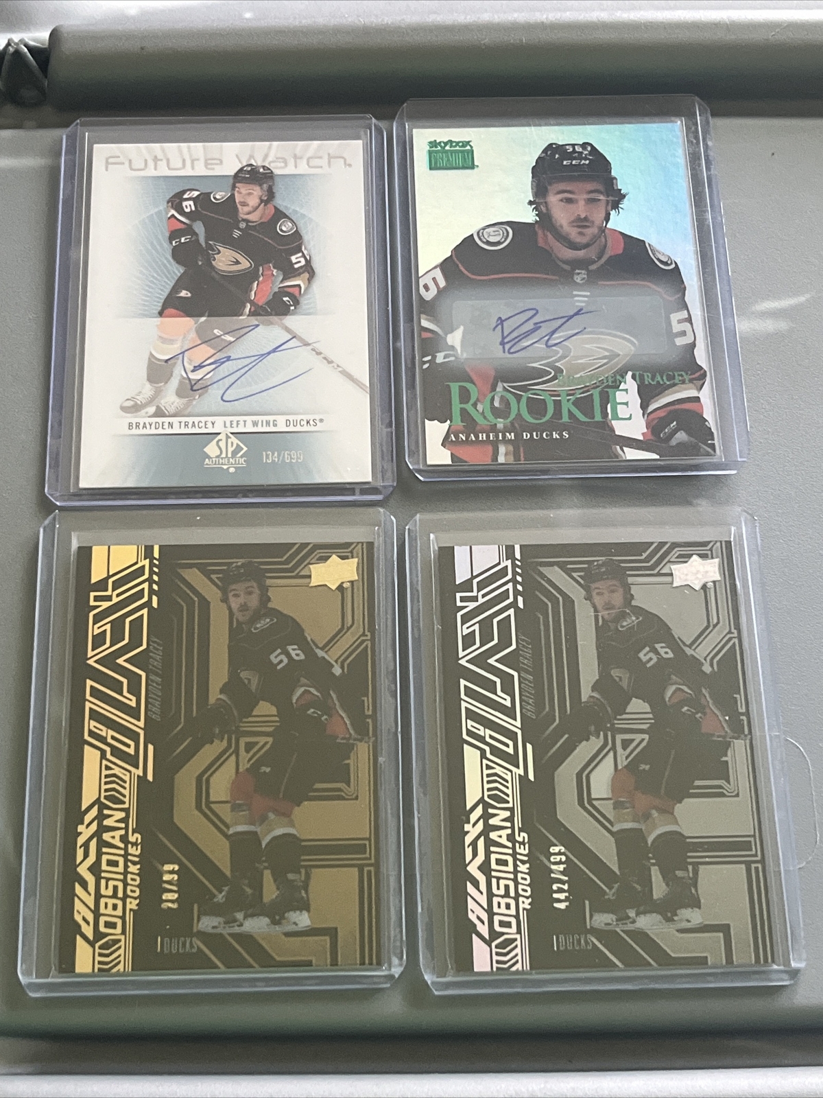много карт Brayden Tracey Future Watch/Numbered/Rookie