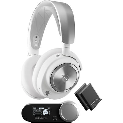 SteelSeries Arctis Nova Pro Wireless, Gaming-Headset, weiß