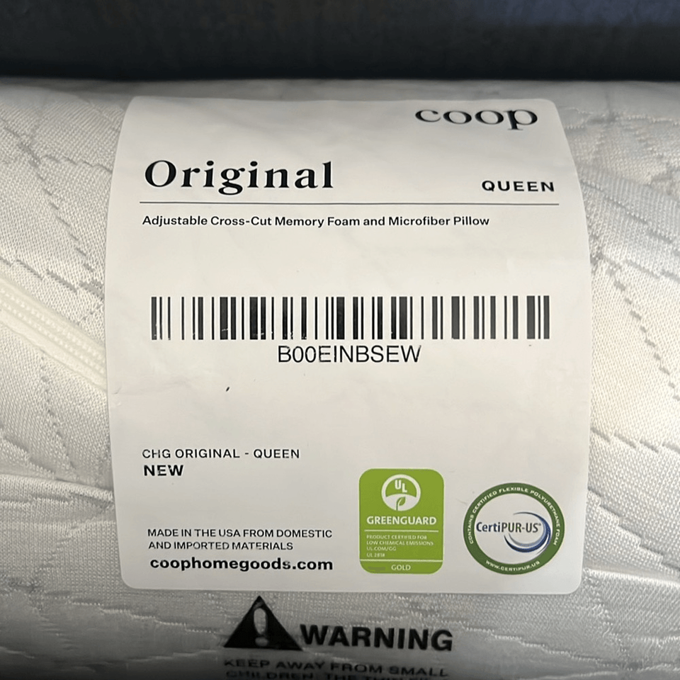 Coop Home Goods Queen Adjustable CrossCut Memory Microfiber Foam Bed