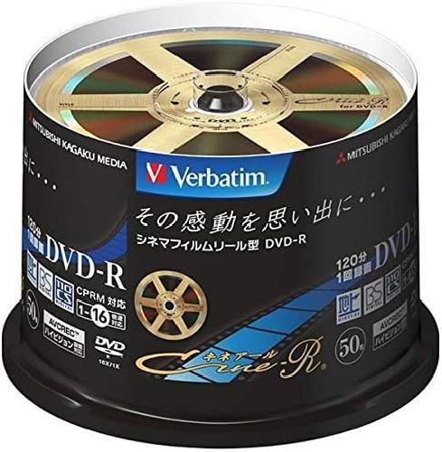 50 Verbatim Blank DVD Discs 4.7GB 16x DVD-R VHR12JC50SV1 Cine-R Design