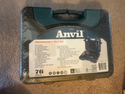 Anvil Homeowner's Tool Set, 76 Piece Set (A76H0S)