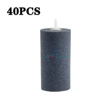 AQUANEAT 40PCS Aquarium 4"x2"  Air Stone Fish Tank Aerator Diffuser Hydroponics