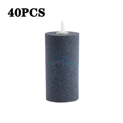 AQUANEAT 40PCS Aquarium 4''x2''  Air Stone Fish Tank Aerator Diffuser Hydroponics