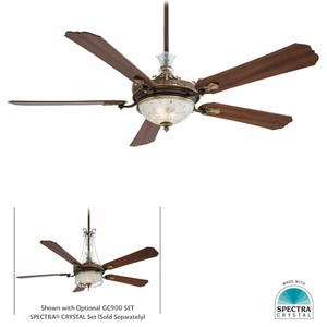 Minka Aire F900 Bcw Cristafano Belcaro Walnut 68 Ceiling Fan With
