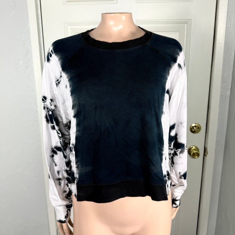 Electric & Rose Women's Shirt Top XS Tie Dye Crew neck Modal Boho Athletic CC25