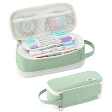 Pencil Case Large Zipper Pencil Pouch for Girls Kids Teens Adults Aesthetic P...