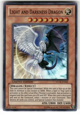 Light and Darkness Dragon Super Rare Storm of Ragnarok STOR-ENSE1 NM