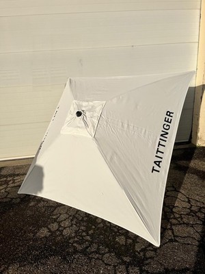 AW073 TAITTINGER SONNENSCHIRM WEISS 2 x 2 m Ref 23118