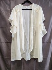 VTG CINEMA ETOILE Robe Off WHITE Feminine Bridal Boudoir XLarge