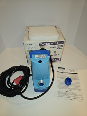 #ad Little Giant 1 6 Horsepower 230V Water Wizard 5 Series Submersible Pump 505025 $99.00