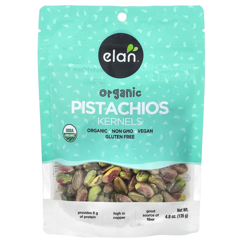 Organic Pistachios, Kernels, 4.8 oz (135 g)