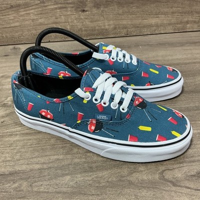 Vans Authentic Pool Vibes Grilling BBQ Cookout Summer Shoes Mens 7 Womens 8.5