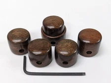  4 TONE-VOL, one STACK KNOB,US made, SELECTED DARK IPE  , FRENCH POLISHED FINISH