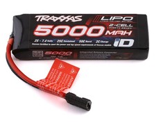 Traxxas 2S "Power Cell" 25C Lipo Battery w/iD Traxxas Connector 7.4V/5000mAh 