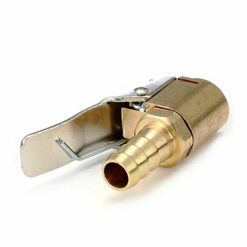 2pc Open Flow Straight Lock-On Air Chuck with Clip for Tire Inflator Car Tool US - 第 6/12 張圖片