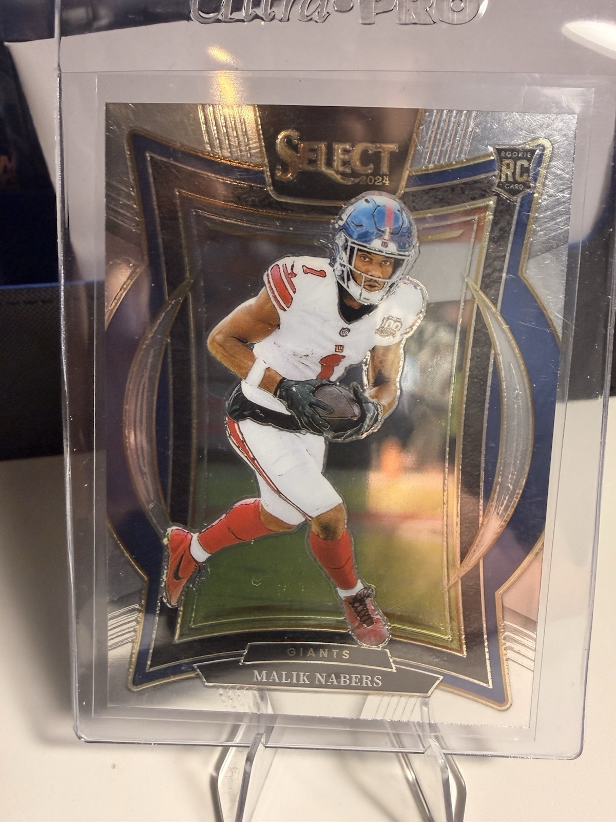 2024 Panini Select - Concourse Malik Nabers #29 Silver Prizm Die-Cut (RC)