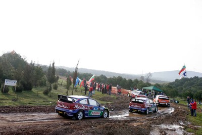 WRC Rally of Turkey of 2010 Mikko Hirvonen Ford WRC Stage start Old Photo
