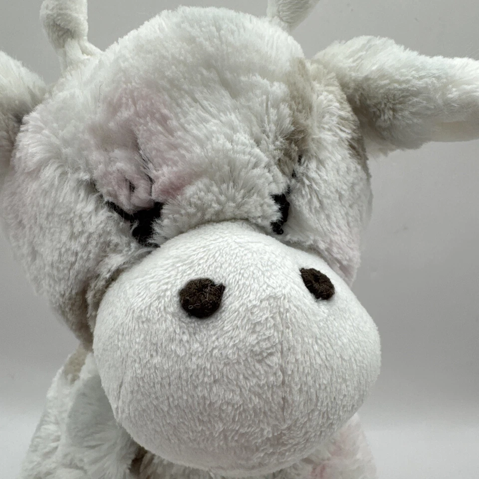 Pequeña Jirafa Peluche Jirafa Rosa Marrón Gris Lunares Juguete Suave Lovey Baby Foto 2 de 4