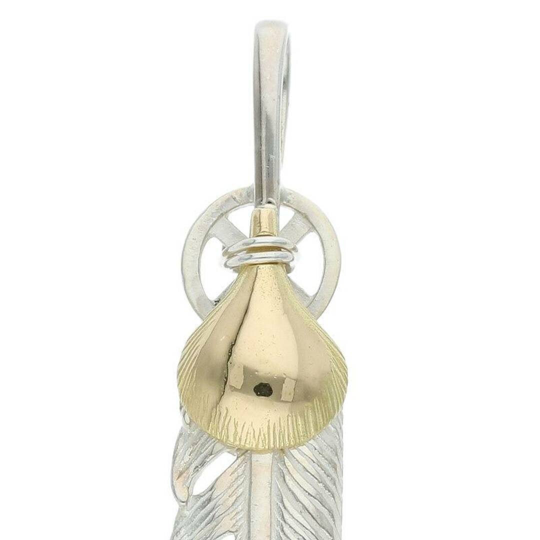 Tady & King Wheel Feather K18 S Necklace Top Mens Used Tady & King Wheel Feather K18 S Necklace Top Mens Used