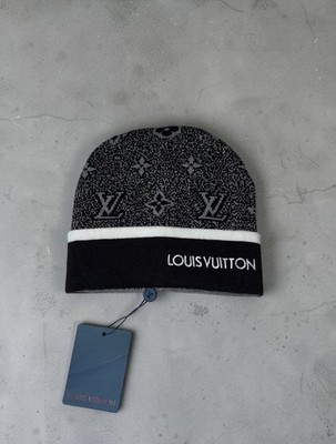 Louis Vuitton Beanie   Grau | Schwarz   Neu