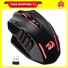 Redragon M913 Impact Elite Wireless Gaming Mouse 16000 DPI Wired/Wireless RGB Ga