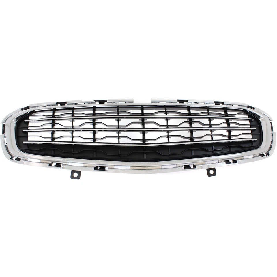 Front Bumper Upper & Lower Chrome Grille For 2015 Chevrolet Cruze 2016 Limited Foto 3 de 4