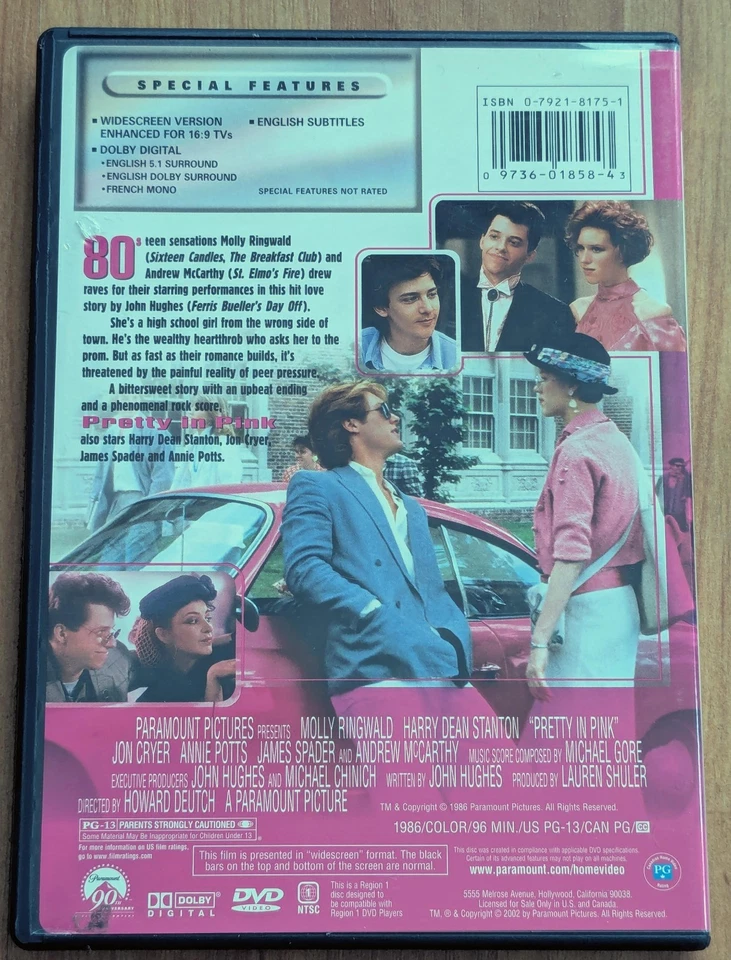 Pretty in Pink DVD - Image 2 of 3