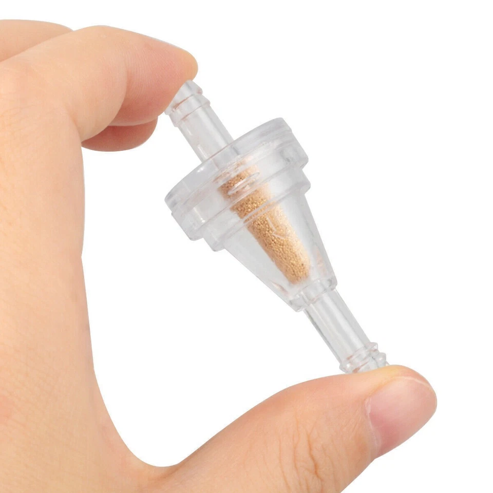 10x 1/4" 6.3mm Universal Motorcycle Small Engine Inline Carb Fuel Gas Filters - Image 2 of 4