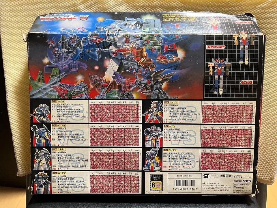 Takara G1 Transformers C-131 Trainbot Raiden Vintage Rare used - Image 3 of 4