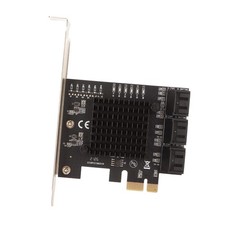 PCIE 3.0 To 6 Ports Expansion Card 6Gbps PCI Express X4 X8 X16 Plug And New