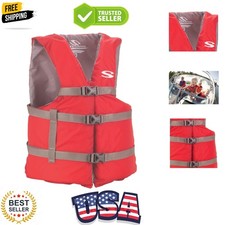Adult Life Vest, USCG Approved Type III Life Jacket, PFD for Boating, Swimmin...