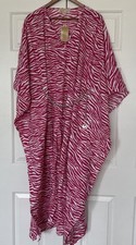 Michael Kors Pink/White Kaftan Dress