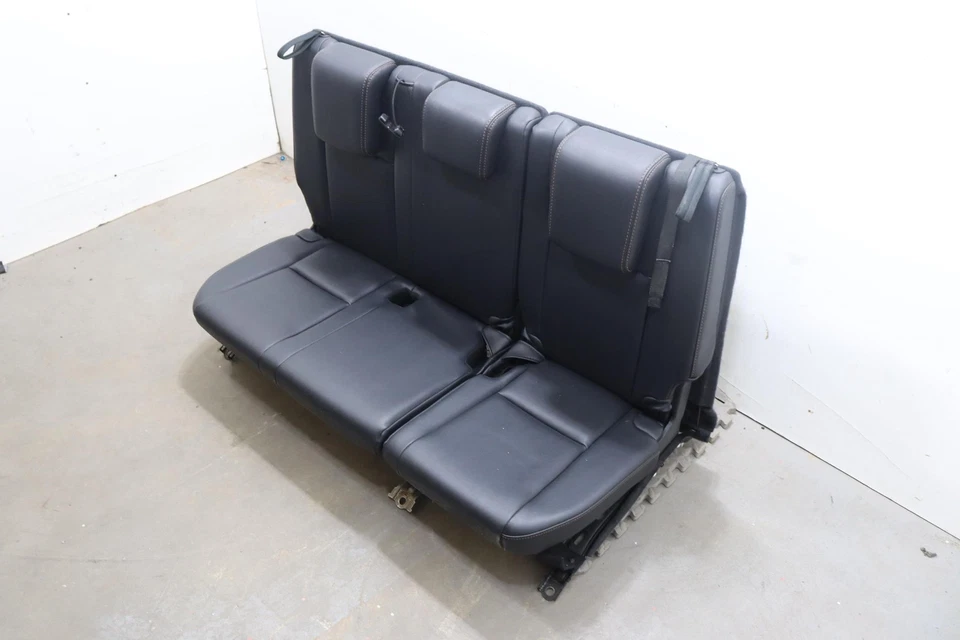 Toyota Highlander 2014-2016 tercera fila asiento trasero montaje cuero fabricante original negro_La20 Foto 2 de 4