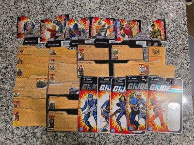FILE CARD / Back Lot x30 25th Anniversary G.I. JOE COBRA LOOSE Comic Packs S6