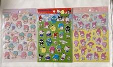 Daiso Sanrio 3Set Sticky Stickers My Melody, Little Twin Stars,