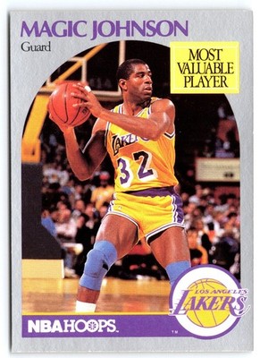 1990-91 NBA Hoops - Magic Johnson MVP #157