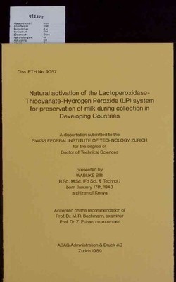 Natural activation of the LactoperoxidaseThiocyanate-Hydrogen Peroxide ( 4048542
