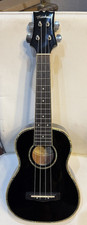 Mitchell black concert Ukulele MU-75/BK In near mint condition, with case