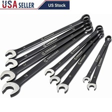 9 Piece Long Pattern Combination Metric Wrench Set 12 Point Alloy Steel Set New