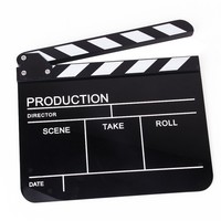 Filmklappe FüR Fernsehfilme, Tafel Mit WeißEn Und Schwarzen Streifen