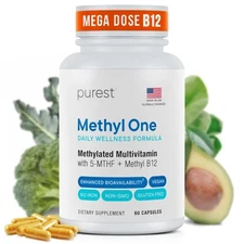 Purest® Methylated Multivitamin for Men & Women | Methylated B12 1000mcg Biot...