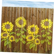 6 Pcs Large Sunflower Stencil for Painting on Wood Flower Stencils Reusable 