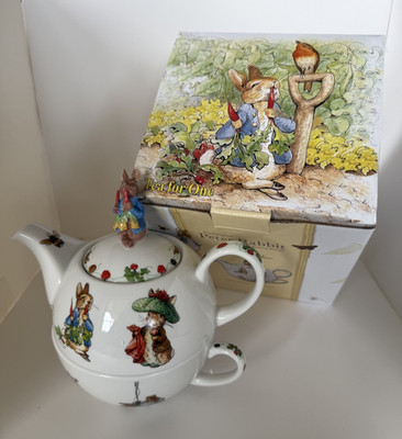 Beatrix Potter Peter Rabbit 16oz Teapot, 10oz cup, Tea For One