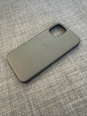 Apple Leder Case mit MagSafe für iPhone 12 mini - Schwarz (MHK93ZM/A)