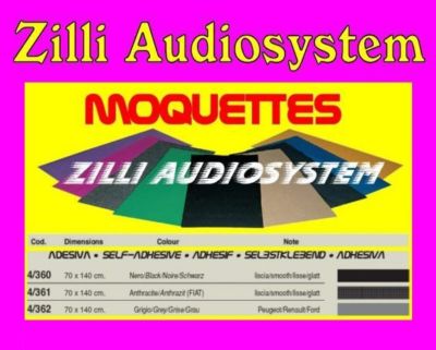 Phonocar 04361M Fitted carpet acoustic adhesive ANTHRACITE 140 x 100 cm max 5 mt