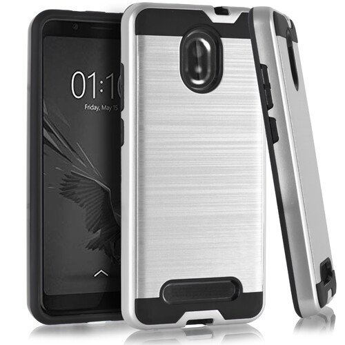 Funda protectora de teléfono con cepillo metálico para FOXXD MIRO L590 L590A - Imagen 6 de 6