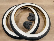 20x2.125 Brick Pattern White Wall Tires Tubes 20x2.125 Lowrider Bicycle 20