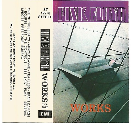 Pink Floyd - Works, RARE Turkish Cassette VG TESTED - Picture 3 of 5