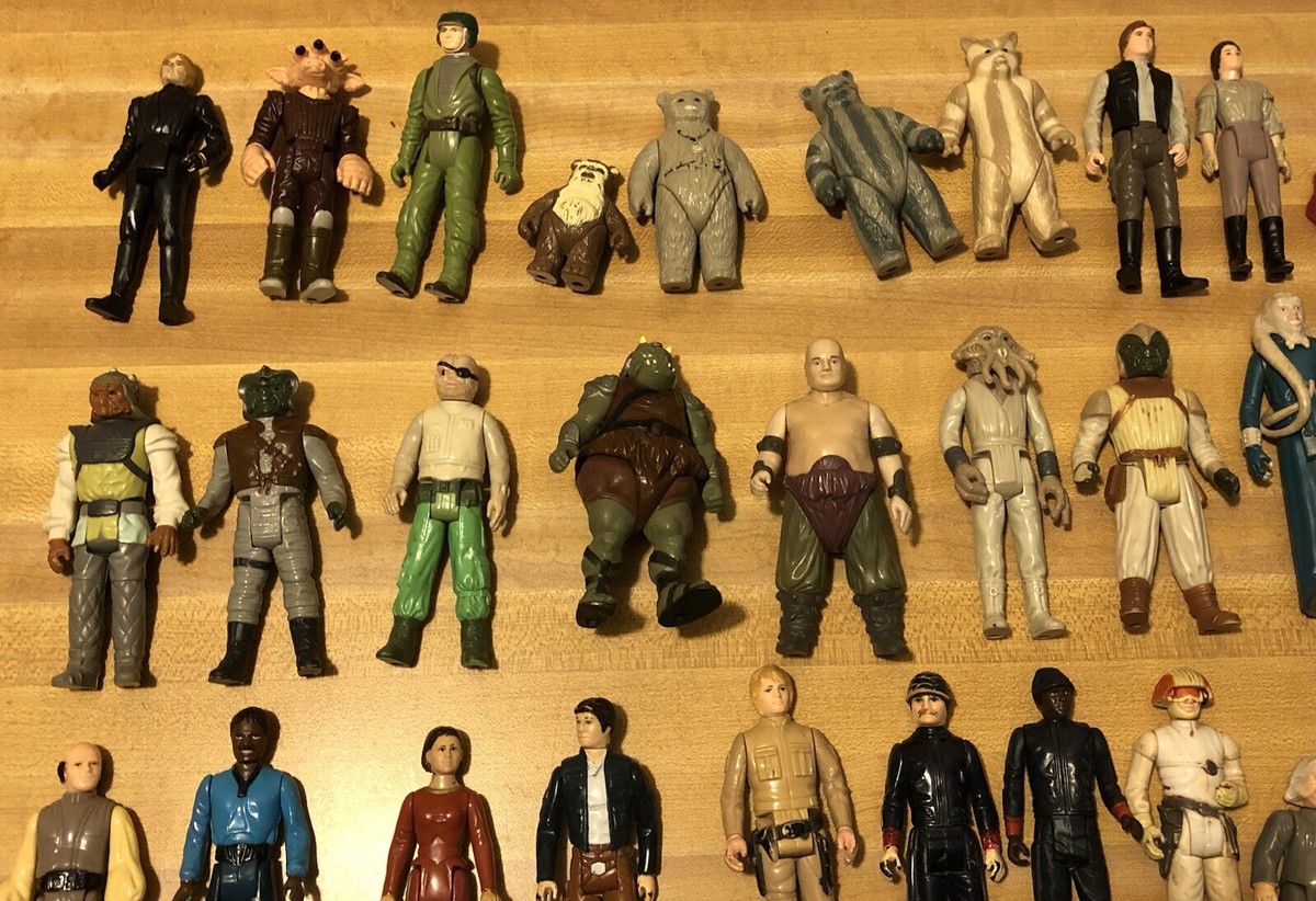 1977 - 1984 Vintage Star Wars First 79 Action Figures Full