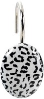 Carnation Home Fashions snow Leopard Animal Instincts Shower Curtain Hooks, Mu on sale Carnation Home Fashions snow Leopard Animal Instincts Shower Curtain Hooks, Mu on sale